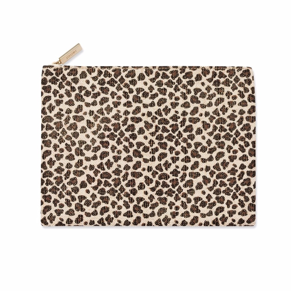 Jouer Leopard Cosmetic Bag